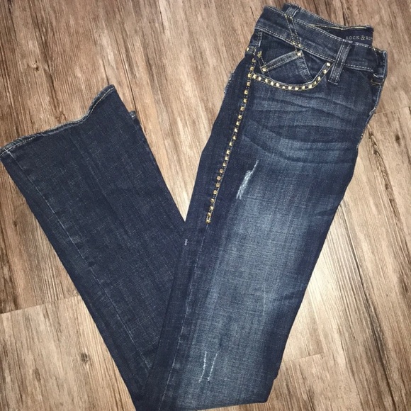 🎸ROCK AND REPUBLIC🎸SANDRA STUDDED JEANS🎸 - Picture 4 of 6